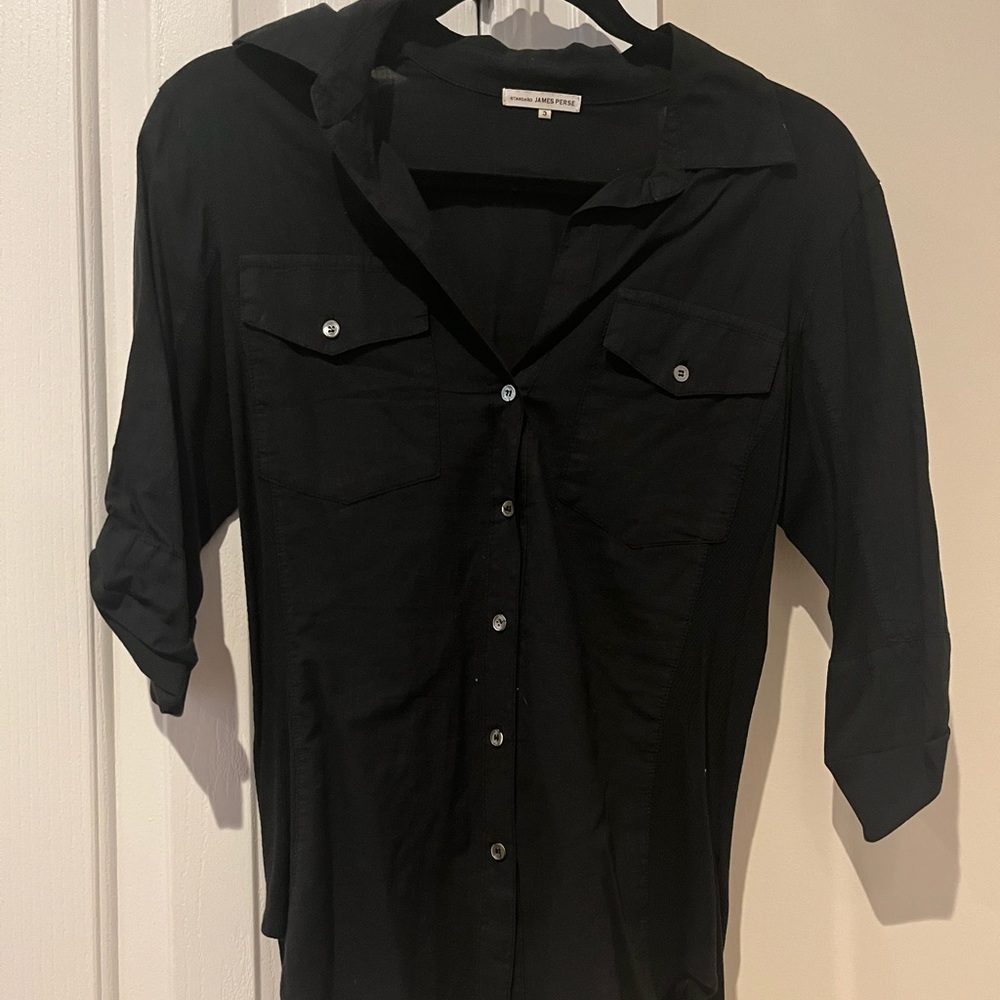 SHEER SLUB SIDE PANEL SHIRT SIZE 3